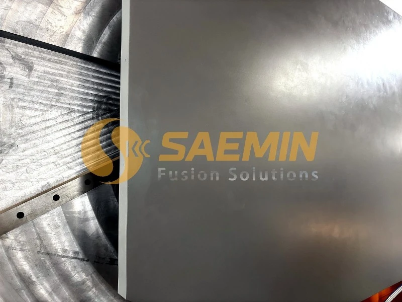 Butt welding machine heating plate cleaning SAEMIN Butt welding machine heating plate cleaning SAEMIN